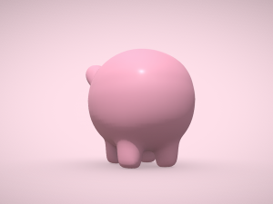 Piggy Bank Toy 3D Model