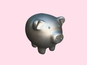 Piggy Bank Toy 3D Model