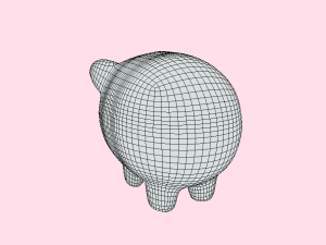 Piggy Bank Toy 3D Model