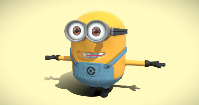 Les Minions Bob Modèle 3D .c4d .max .obj .3ds .fbx .stl .blend 