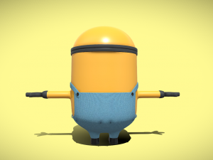 Minions Carl Character 3D Модель