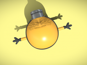 Minions Carl Character 3D Модель
