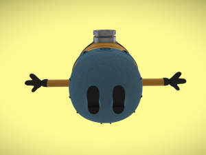 Minions Carl Character 3D Модель