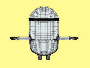 Minions Carl Character 3D Модель