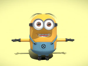 Minions Dave - Character 3D Model