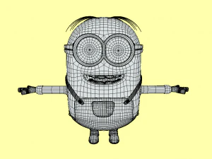 Minions Dave - Character 3D Model