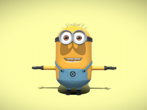 Phil The Minion Character 3D Model