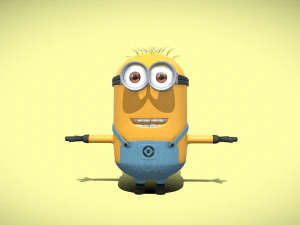 Phil The Minion Character 3D Model