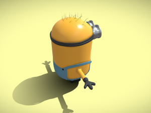 Phil The Minion Character 3D Model