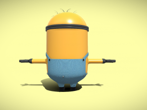 Phil The Minion Character 3D Model