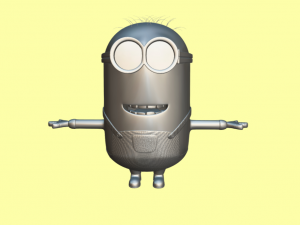 Phil The Minion Character 3D Model
