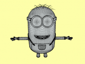 Phil The Minion Character 3D Model