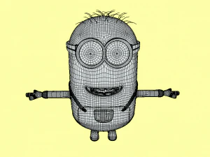 Phil The Minion Character 3D Model