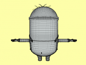 Phil The Minion Character 3D Model