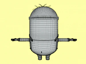 Phil The Minion Character 3D Model