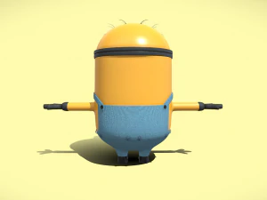 Minions Stuart Character 3D Model