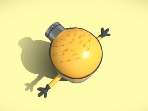 Minions Stuart Character 3D Model