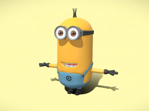 Міньйони Тім Персонаж 3D Модель