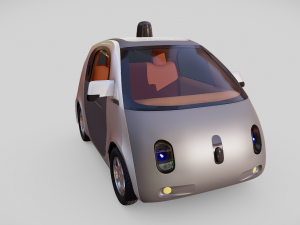 Google Self-Driving Car Modelo 3D
