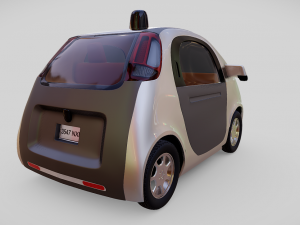 Google Self-Driving Car Modelo 3D