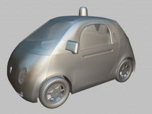 Google Self-Driving Car Modelo 3D