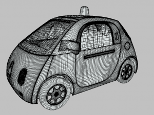 Google Self-Driving Car Modelo 3D