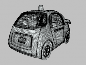 Google Self-Driving Car Modelo 3D