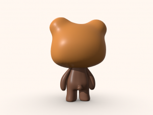 Cute Teddy Bear Toy Modelo 3D