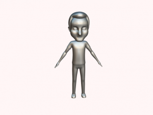Men Cartoon 3D 模型