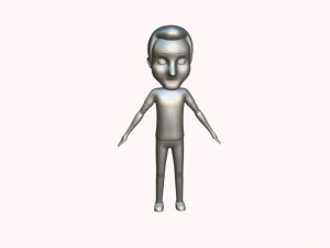 Men Cartoon 3D Model