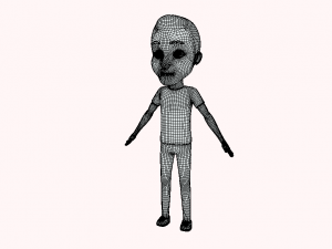 Men Cartoon 3D 模型