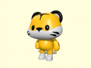 Jouet mignon b&eacute;b&eacute; tigre Modèle 3D