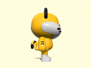 Cute Baby Tiger Toy Modelo 3D