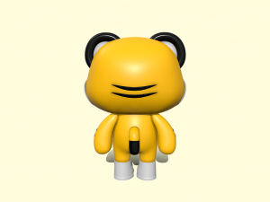 Cute Baby Tiger Toy Modelo 3D
