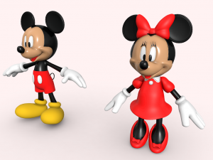 Mickey Minnie Mouse 3D Model