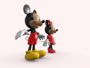 Mickey Minnie Mouse 3D Model