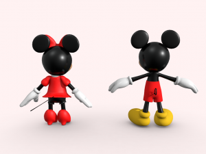 Mickey Minnie Mouse 3D Model