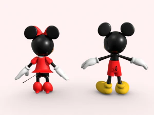 Mickey Minnie Mouse 3D Model