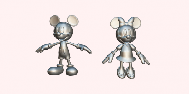 Minnie Mouse 3D model in FBX, OBJ, MAX, 3DS, C4D 