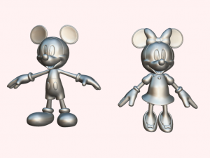 Mickey Minnie Mouse 3D Model