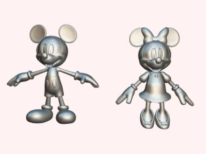 Mickey Minnie Mouse 3D Model