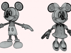 Mickey Minnie Mouse 3D Model