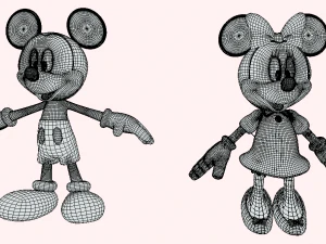 Mickey Minnie Mouse 3D Model