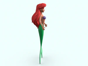 Princess Ariel The Little Mermaid 3D Model