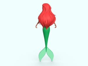 Princess Ariel The Little Mermaid 3D-Modell