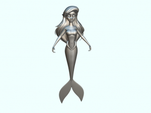 Princess Ariel The Little Mermaid 3D-Modell