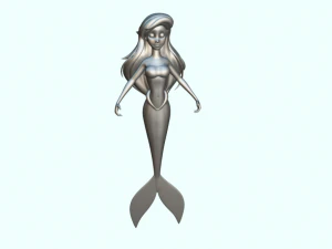 Princess Ariel The Little Mermaid 3D Model