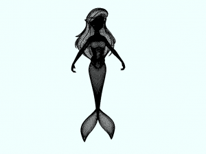 Princess Ariel The Little Mermaid 3D-Modell