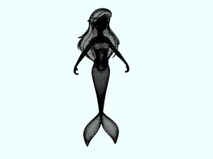 Princess Ariel The Little Mermaid 3D Model