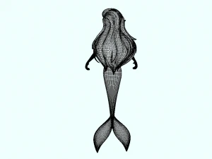 Princess Ariel The Little Mermaid 3D Model